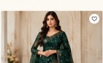 Embroidered Anarkali Set