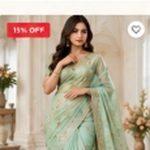 Georgette Party Wear Saree